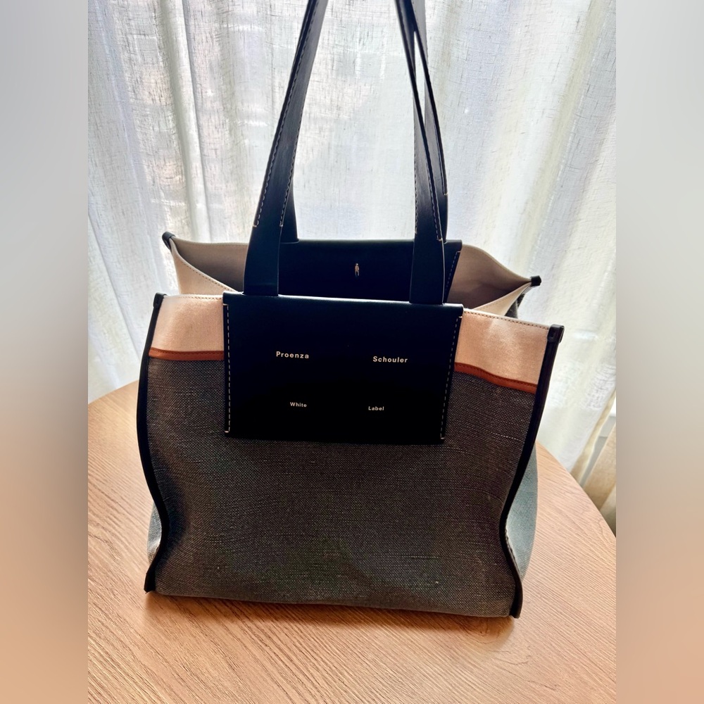 Proenza Schouler Black and Gray Tote